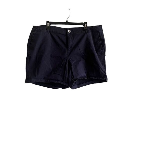 Lane Bryant plus size navy chino short size 20 - Picture 1 of 3